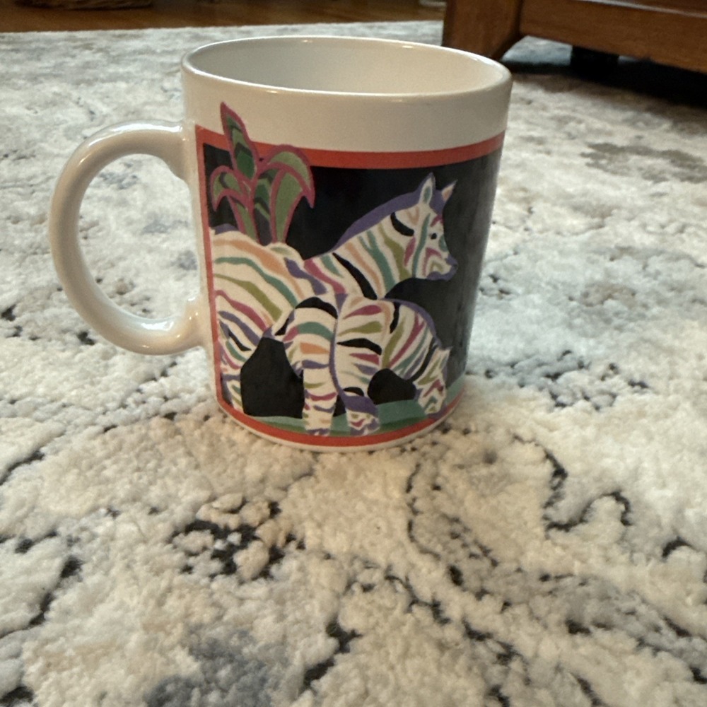 Otagiri mug by Angela Ackerman Wildlife Zebra Giraffe